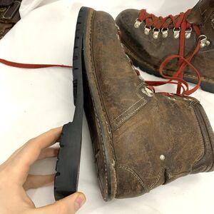 Vintage LOWA All-Leather Norwegian Welt Hiking Boots Men's UK 10 (READ)